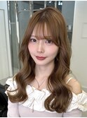 ベージュカラー 縮毛矯正/髪質改善/前髪縮毛矯正/表参道/20代