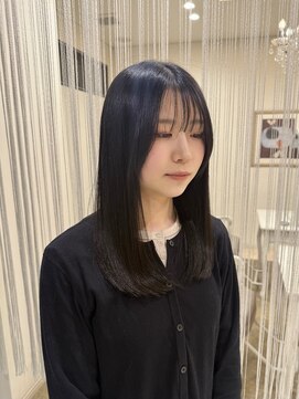 アームス リレーション(Arms Relation) 髪質改善/地毛風カラー/グレージュ/艶/ミディアム/ロング