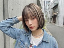立体感を生むハイライト技術[ダブルカラー/前髪カット/インナーカラー/レイヤーカット/ボブ/ハイライト］