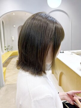 ティエラ 原宿 表参道(Tierra) 【Tierra美侑】イルミナカラーのオリーブベージュで赤み消し