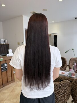 トップスタイル リッチ 暖色系ロングカラー