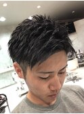 七三アップバング
