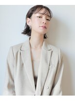 アン ヘア デザイン(un hair design)&nbsp;【  un  】外ハネ×シースルーバング×イルミナ