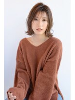 スカラ(Scala) アディクシーカラーで透け感のある切りっぱなしボブ【池袋】
