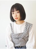 お手入れ簡単☆切りっぱなしボブ〔内形歩美〕