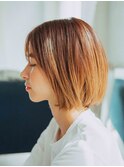ナチュラルショートボブ【岡山】【倉敷】【白楽町】