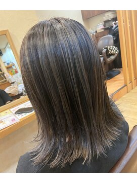 ヘアーコレット(hair Colet) ミディアムエアータッチバレイヤージュ