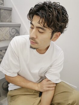 ワークス ヘアデザイン(WORKS HAIR DESIGN)の写真/―WORKSのメンズ2WAYカット☆―ONとOFF両方楽しめるお洒落で旬なスタイル。作り過ぎないラフなパーマも◎