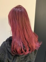 サロンドミルク 新百合ヶ丘店(salon de MiLK)&nbsp;＊ハイトーンピンクカラーバレイヤージュハイライト新百合ヶ丘