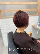 アース 武蔵境店(HAIR & MAKE EARTH) イルミナカラー でピンクブラウンカラー☆