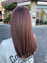 リーフ(Leaf)&nbsp;前髪/マチルダボブ/ピンクベージュ/インナーグレージュ/武蔵浦和