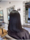 ロングヘアーストレート