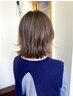 なりたい色に☆似合わせカラー＋カット（美容液入）￥11500