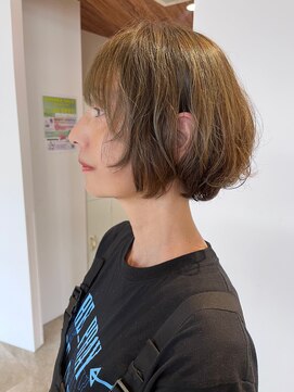 サラビューティーサイト 志免店(SARA Beauty Sight) 【あんstyle】癖毛ボブ＆大人ナチュラルカラー