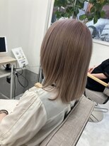 ミエル ヘア 新宿(miel hair) ピンクベージュ
