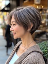 モードケイズトウキョウ 銀座店(MODEK'S TOKYO)&nbsp;【銀座　銀座一丁目】白髪ぼかしハイライト　40代　50代