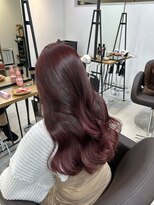 アイズ 横浜(IS)&nbsp;カシスレッド/ダブルカラー/ブリーチなし/髪質改善