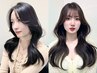 【西原指名限定】韓国風巻き仕上げ♪カット＋極艶カラー＋髪質改善UPTOGLOSS