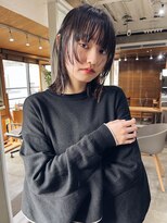 サンプラス(san+)&nbsp;【柏原良亮】ラインウルフ小顔カットバングカット