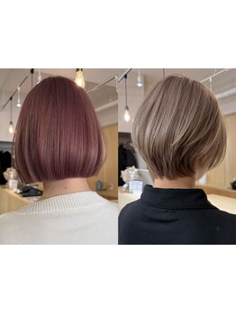 《ダメージレスに拘ったデザイン》ブリーチ施術で人気を誇るBABELスタイリストの提案するトレンドヘアー♪
