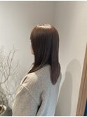 艶艶ストレートロング/アッシュカラー