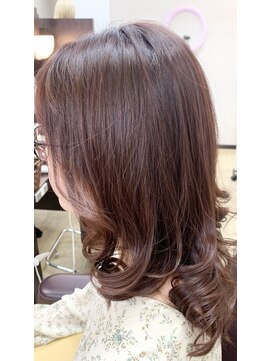 松本平太郎美容室 大宮店 イノアカラー×ピンクブラウン/20代30代40代50代60代
