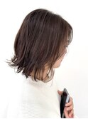 ★切りっぱなしボブレイヤークビレ外ハネパーマ