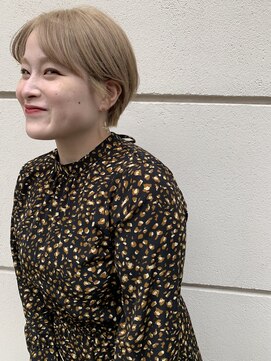 カンナ オーガニック ヘアデザイン(CANNA ORGANIC & HAIR DESIGN) ミルクティーベージュショート