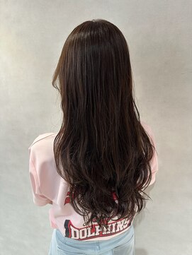 アース 越谷店(HAIR&MAKE EARTH) コテ巻き風パーマ×レイヤーカット/越谷