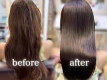 実際のBefore→After "ULTOWAトリートメント"による1回での違い