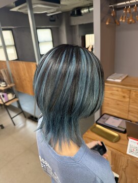 エン(en) くらげウルフアンブレラカラー水色カラー