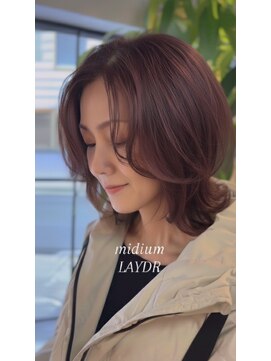 モードケイズ(Aimee by modek’s) 癖を活かしたミディアムレイヤー♪
