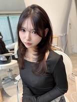 コアレス キョウト(COALESS kyoto)&nbsp;レイヤーカット/顔まわりカット/韓国ヘア/小顔ヘア/前髪カット