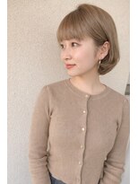 シュプール(SPUR)&nbsp;SPUR 重め場バングが可愛い春の柔らか無造作ボブ