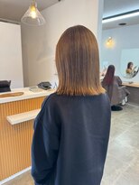 クララジャパン ナベシマ(CLALA JAPAN Nabeshima)&nbsp;縮毛矯正　質感ストレート　髪質改善カラー　顔まわり　ブリーチ