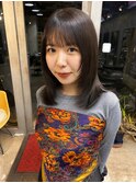 透明感のあるミディアムレイヤー