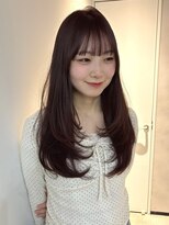 ファム(Fann.)&nbsp;髪質改善 レイヤー 内巻きワンカール 神戸三宮元町 艶髪 暖色
