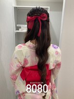 はればれ 横浜東口店(8080) ねじりハーフアップ