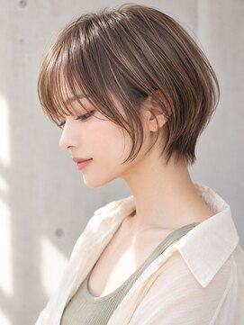 ビューティーアンドフリーハコ(Beauty&Free HACO) 丸みショート×アッシュベージュ