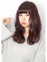 ヘアサロン ガリカ 表参道(hair salon Gallica)&nbsp;☆ ラベンダーグレージュ ＆ 無造作 ☆ひし形シルエットsemi♪
