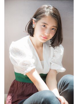 ガーデントウキョウ(GARDEN Tokyo) ノーブルクラシカルショート×バレイヤージュデジタルパーマロブ