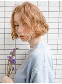 ゆるふわウェーブ ベージュカラー センターパート ☆
