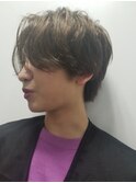 ハンサムショート× ラベンダーベージュ