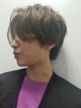 ポッシュ 原宿店(HAIR＆MAKE POSH) ハンサムショート× ラベンダーベージュ