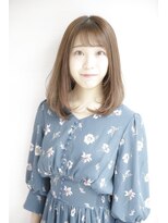 ルルディ バイ アフロディーテ銀座(luludi by APHRODITE)&nbsp;前髪/マチルダボブ/ピンクベージュ/インナーグレージュ/銀座