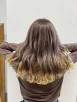 アイコニック 天神店(ICONIQ)&nbsp;カラーマジック【パープルベージュ×イエロー】