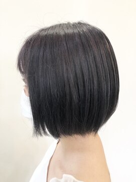 エッセンス(essence) 【essence】ミニボブ×パープルグレージュ