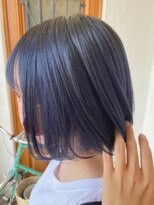 パディントン(Paddington)&nbsp;クールネイビー♪スタイリッシュボブ☆透明感と軽やかさ◎