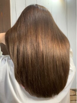 ヘアー サロン アン(an)の写真/一人ひとりに合わせた薬剤で、アナタだけのオーダーメイド縮毛矯正♪毛先まで滑らかなうる艶ストレートに☆