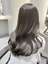 サロンドミルク 新百合ヶ丘店(salon de MiLK)&nbsp;ミルクティーベージュグレージュハイトーンダブルカラーインナー